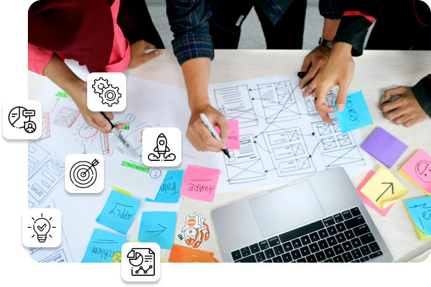 See How do we work. Print of Digital we follow a process from start to finish.